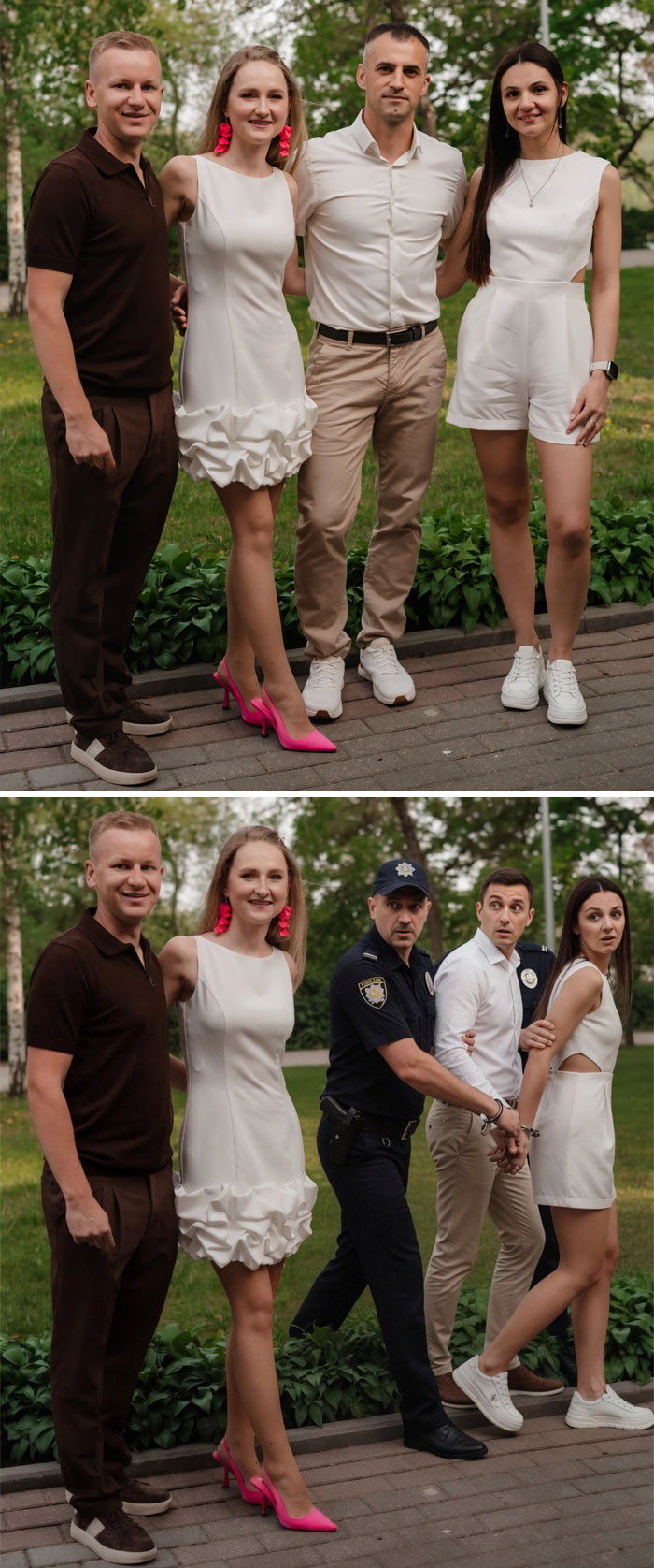 Photoshopers, Please Remove The Couple On The Right