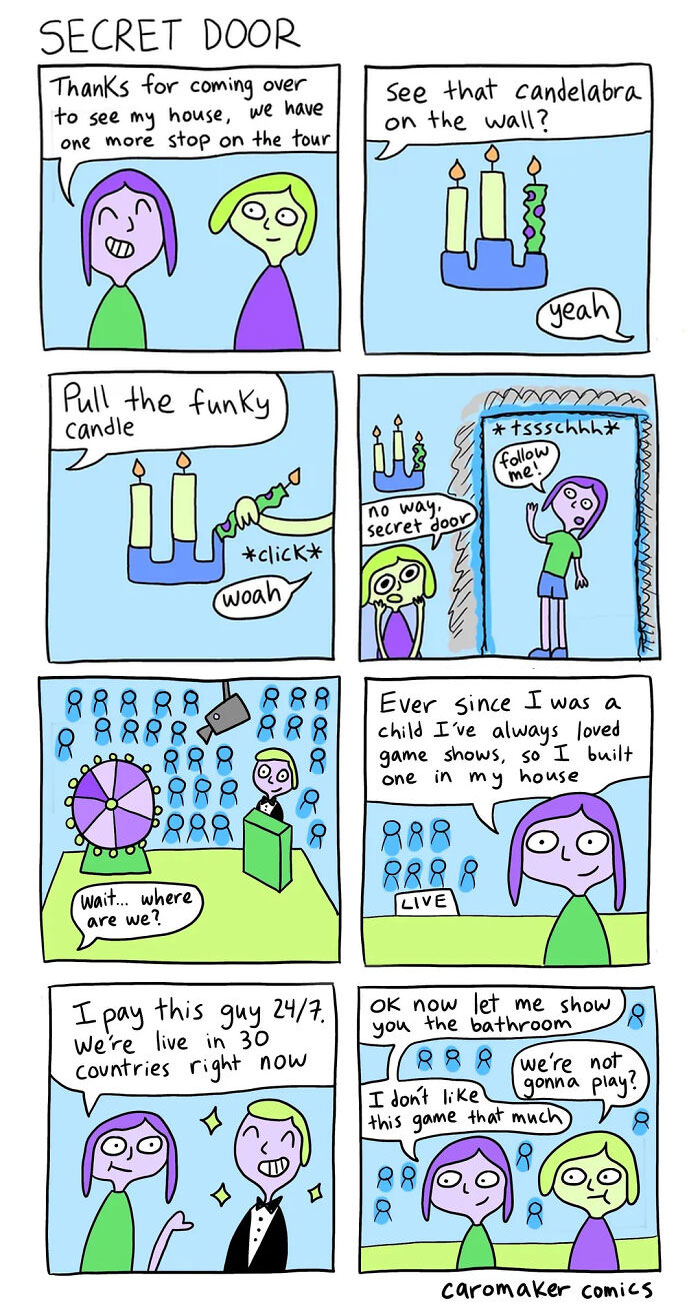 This Artist Creates Absurdly Funny Comics Where Even The Weirdest Ideas Somehow Make Sense (23 Pics)