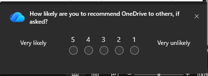 Confusing rating scale from five to one, an example of terrible product design