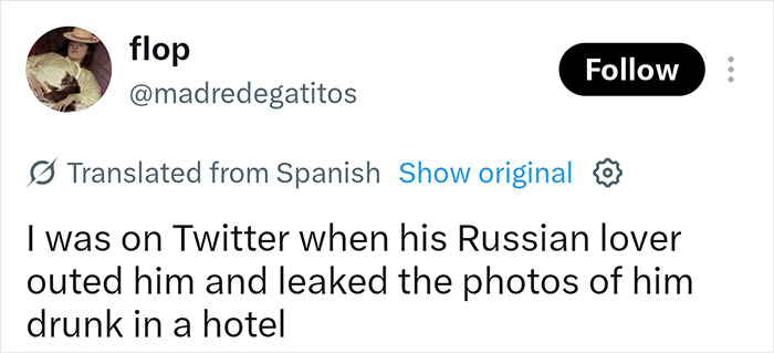 Tweet about Game Of Thrones star's leaked photos and Russian lover