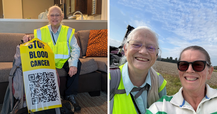 A Stranger In Germany Saved Her Granddaughter’s Life, Now This 73-Year-Old Is Walking 356 Miles To Help Others