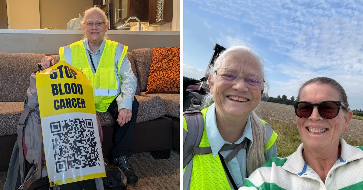 73-Year-Old Grandmother Walks 350+ Miles to Promote Bone Marrow Donation