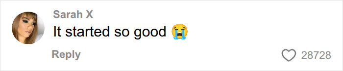 A comment on American parents and their grocery cart, expressing disappointment after initially liking it. A comment on American parents and their grocery cart, expressing disappointment after initially liking it.