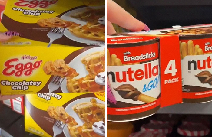 American Parents Fill The Whole Cart Of Groceries, People Try To Find Any Actual Food There