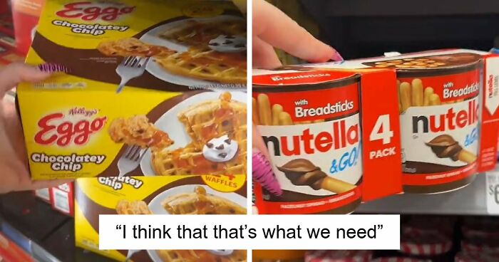 American Parents Fill The Whole Cart Of Groceries, People Try To Find Any Actual Food There