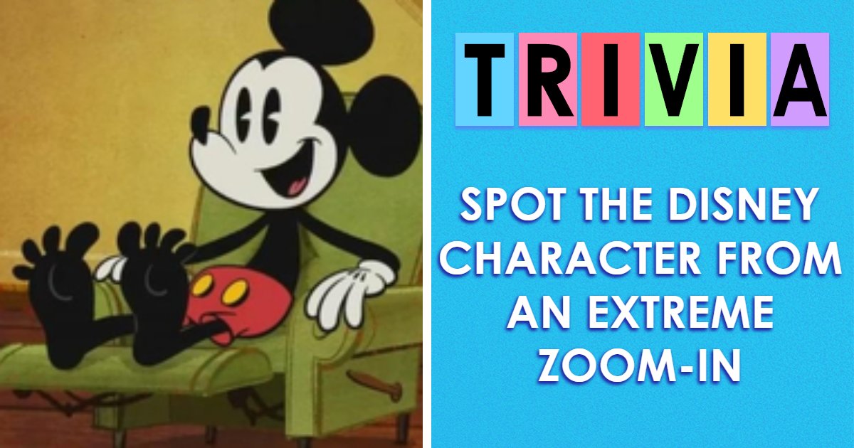 “Are These Disney Characters Easy To Recognize?”: Prove Yourself In 16 Extreme Close-Ups