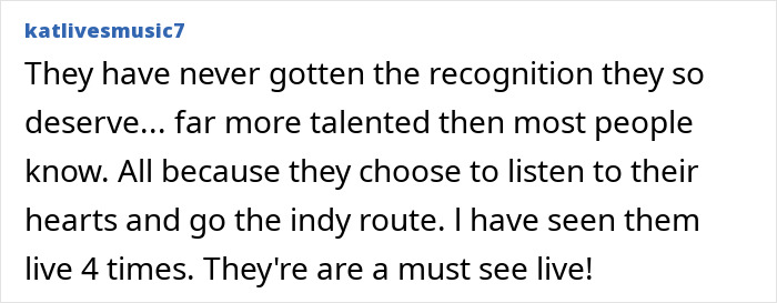 Fan praises Hanson brothers for underrated talent and indie music career