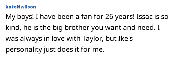 Longtime fan shares admiration for Hanson brothers' personalities and bond