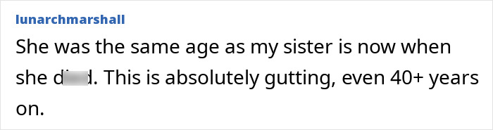 A social media comment reflecting on the beauty goddess whose life was taken, noting her young age. A social media comment reflecting on the beauty goddess whose life was taken, noting her young age.