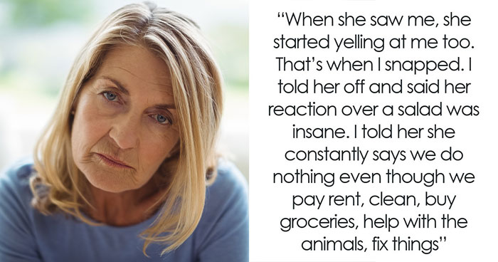 Controlling Mom With Anger Issues Explodes At Daughter For Eating Salad, Hubby Gets Up In Her Grill