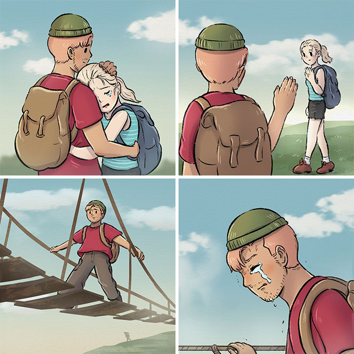 26 New Thought-Provoking Comics By This Artist That Pack A Lot Of Emotion Into A Few Frames