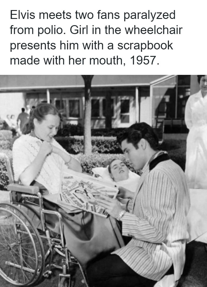 Remarkable photos of Elvis Presley meeting fans in 1957.