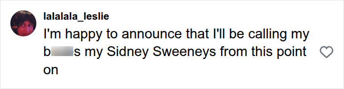 A social media comment where SNL star Leslie Jones mocks Sydney Sweeney's controversial betting ad with a hilarious parody. A social media comment where SNL star Leslie Jones mocks Sydney Sweeney's controversial betting ad with a hilarious parody.