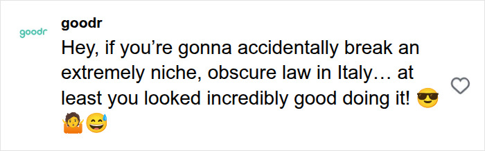 American Man Runs Shirtless Through Venice, Gets A Lesson In Local Laws He Never Knew Existed American Man Runs Shirtless Through Venice, Gets A Lesson In Local Laws He Never Knew Existed