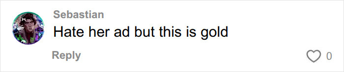 A social media user comments Hate her ad but this is gold, discussing the SNL star's parody of Sydney Sweeney's betting ad. A social media user comments Hate her ad but this is gold, discussing the SNL star's parody of Sydney Sweeney's betting ad.