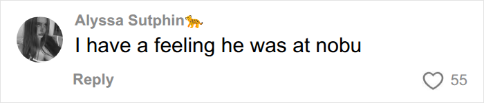 Social media comment guessing where a guy went on a woman’s first date Social media comment guessing where a guy went on a woman’s first date