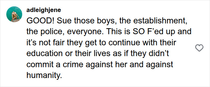 User comment demanding justice for victims of Cornell fraternity case User comment demanding justice for victims of Cornell fraternity case