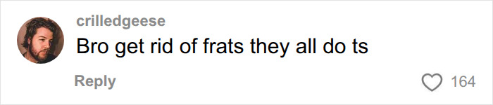 Comment urging to get rid of frats highlighting fraternity issues Comment urging to get rid of frats highlighting fraternity issues