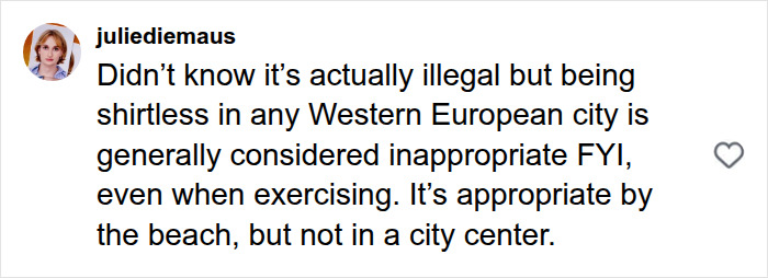 American Man Runs Shirtless Through Venice, Gets A Lesson In Local Laws He Never Knew Existed American Man Runs Shirtless Through Venice, Gets A Lesson In Local Laws He Never Knew Existed