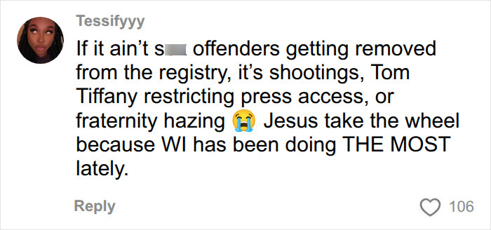 Comment mentioning fraternity hazing and recent incidents in Wisconsin Comment mentioning fraternity hazing and recent incidents in Wisconsin
