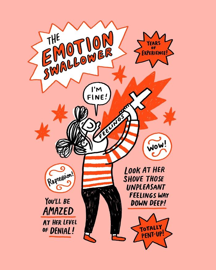 Artist Turns Her Lifelong Struggles With Anxiety Into An Imaginary Theme Park In 18 Relatable Illustrations