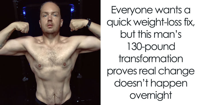 Overweight Man Turns Grief Into Motivation, Goes From 311LBS To 180LBS In One Year After Losing His Dad