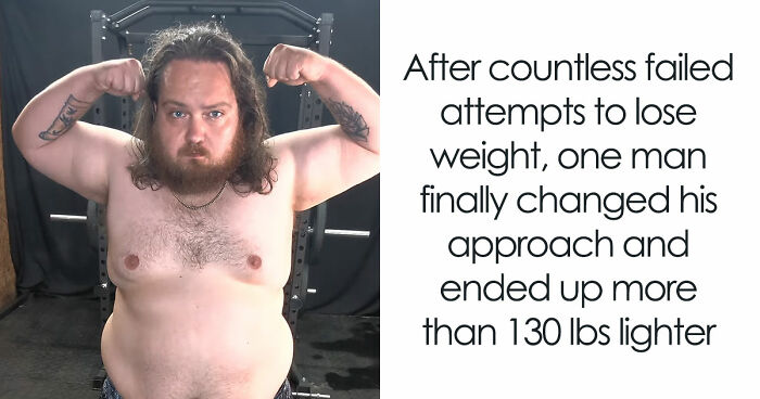 Overweight Man Turns Grief Into Motivation, Goes From 311LBS To 180LBS In One Year After Losing His Dad