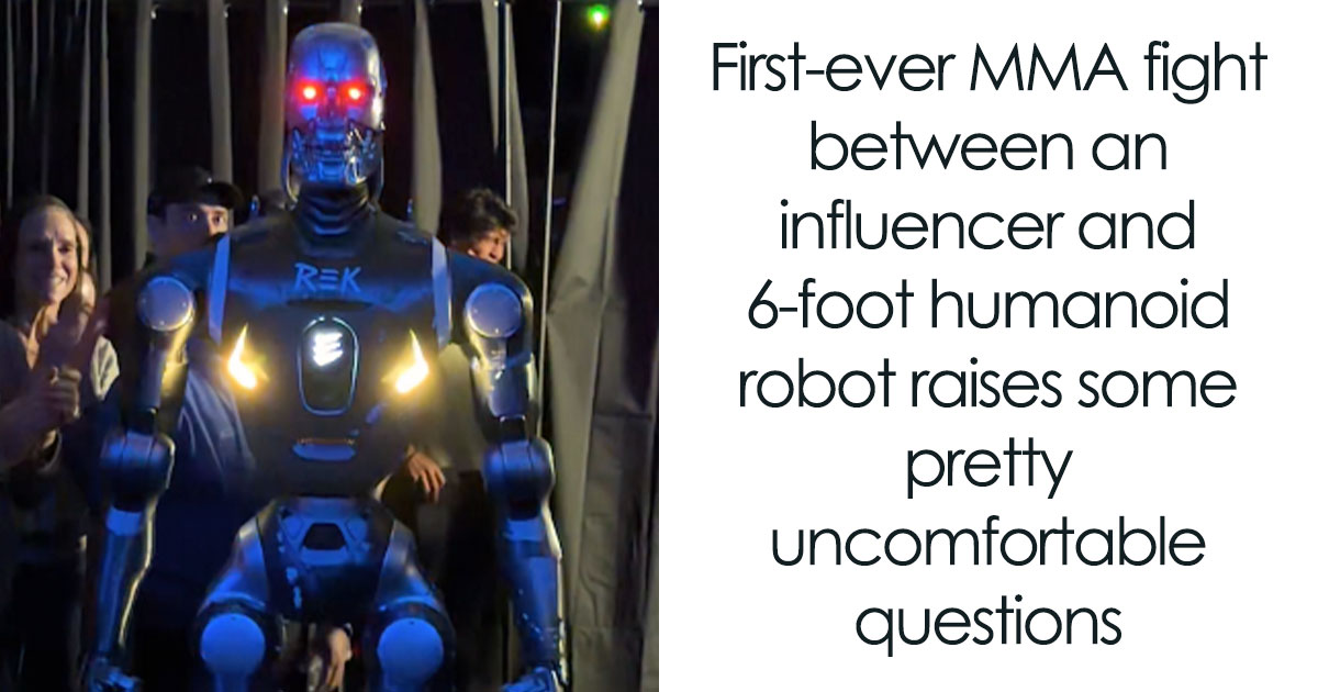 Humanoid Robot Takes A Flurry Of Punches From Influencer , Then Hits Back In A Way Nobody Expected