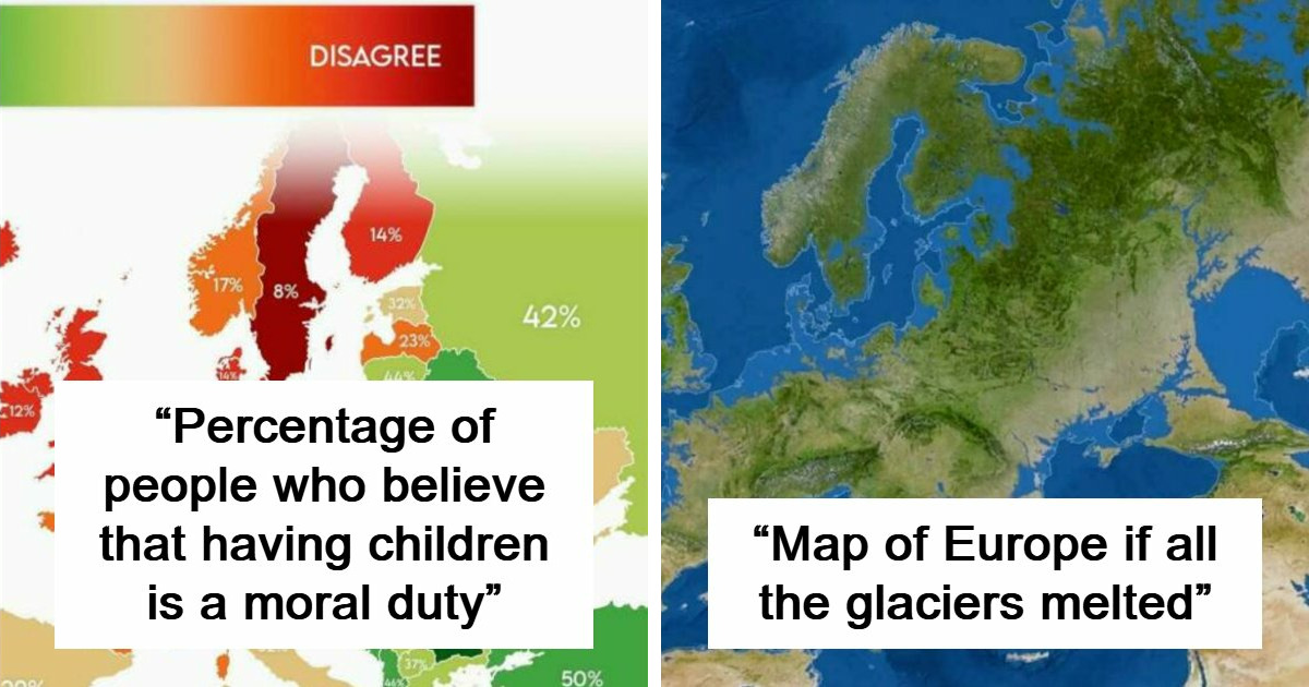 65 Maps That Are Weird, Unexpected And Surprisingly Useful