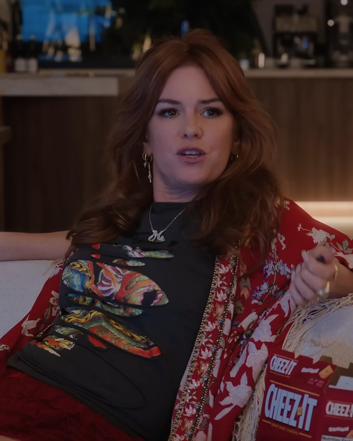 Isla Fisher dating after divorce: A close-up of Isla Fisher revealing her dating ick.