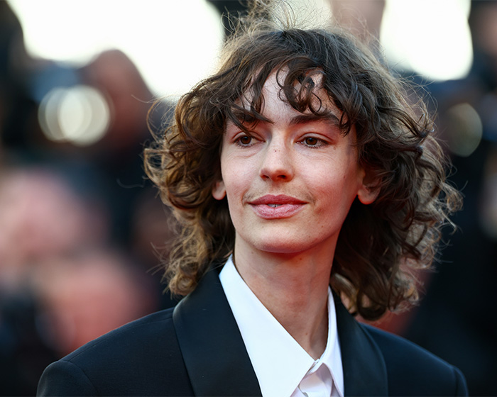 Portrait of a young trans actor on the red carpet Portrait of a young trans actor on the red carpet