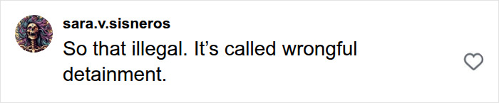 Comment about wrongful detainment in Karen backlash Comment about wrongful detainment in Karen backlash