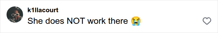 Comment denying work relation in Karen backlash incident Comment denying work relation in Karen backlash incident