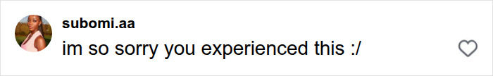 Comment expressing sympathy for experience with Karen Comment expressing sympathy for experience with Karen