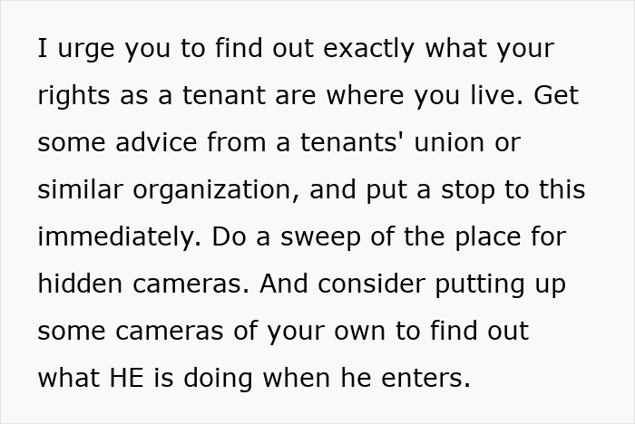 Creepy Landlord Allows Himself Way Too Much And Calls His Tenant Dramatic For Feeling Uncomfortable