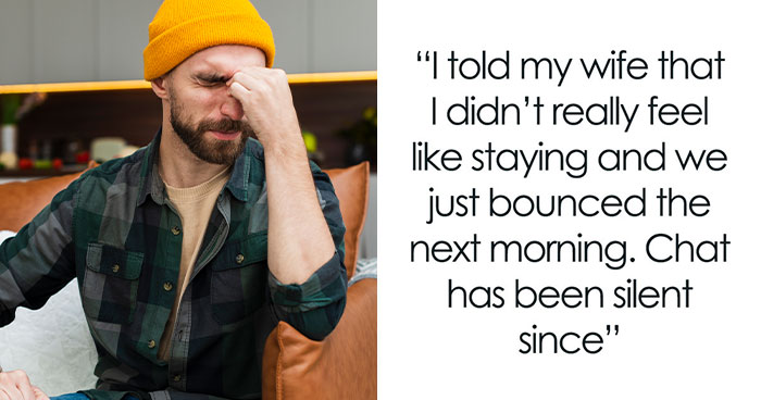 Woman Lies To Cover For Her Husband After Friends’ Cabin Trip Didn’t Go As He Expected
