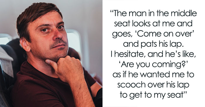 Woman Tries To Ignore Creepy Seatmate Who Won’t Shut Up, Until She Gets Moved And The Reason Surprises Her