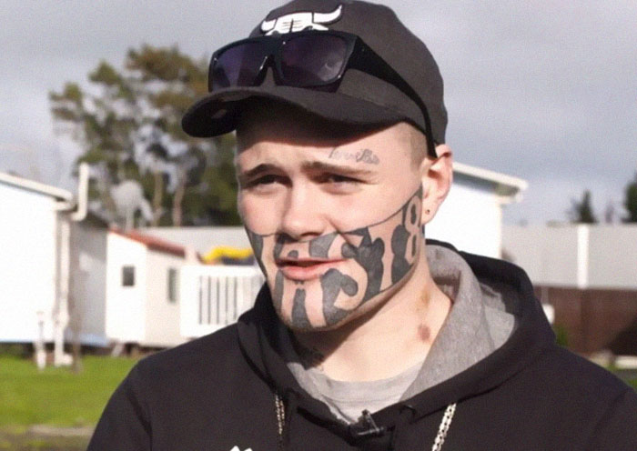 19YO Gets “DEVAST8” Tattooed Across His Face, Then A New Job Changes His Plans For The Tattoo 19YO Gets “DEVAST8” Tattooed Across His Face, Then A New Job Changes His Plans For The Tattoo