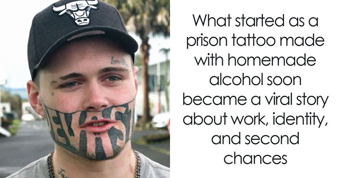 19YO Gets “DEVAST8” Tattooed Across His Face, Then A New Job Changes His Plans For The Tattoo