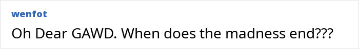 A comment expressing frustration about Meghan Markle's latest complaint and the ongoing 'madness' in her UK life. A comment expressing frustration about Meghan Markle's latest complaint and the ongoing 'madness' in her UK life.