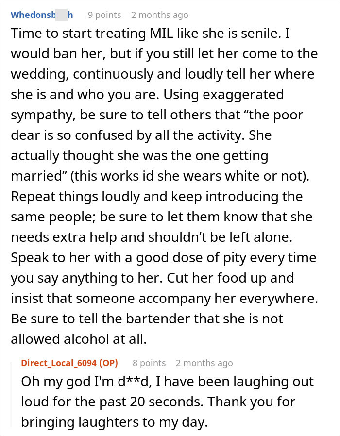 Bride Is Told She "Doesn't Need" A White Dress, Then Sees What Her MIL Plans To Wear To The Ceremony