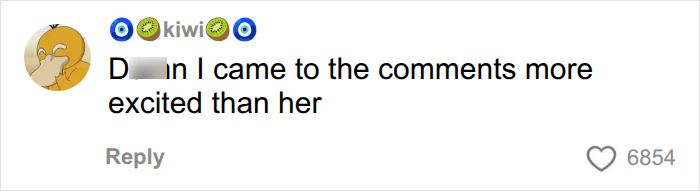 A comment about the missing son incident, expressing more excitement from the commenter than the mother.