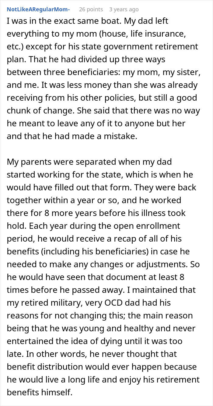 Mom Demands Kids Give Her Their Share Of The Inheritance, Doesn't Like Daughter's Response