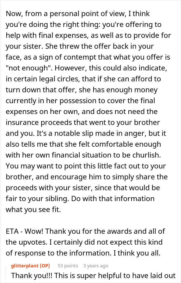 Mom Demands Kids Give Her Their Share Of The Inheritance, Doesn't Like Daughter's Response