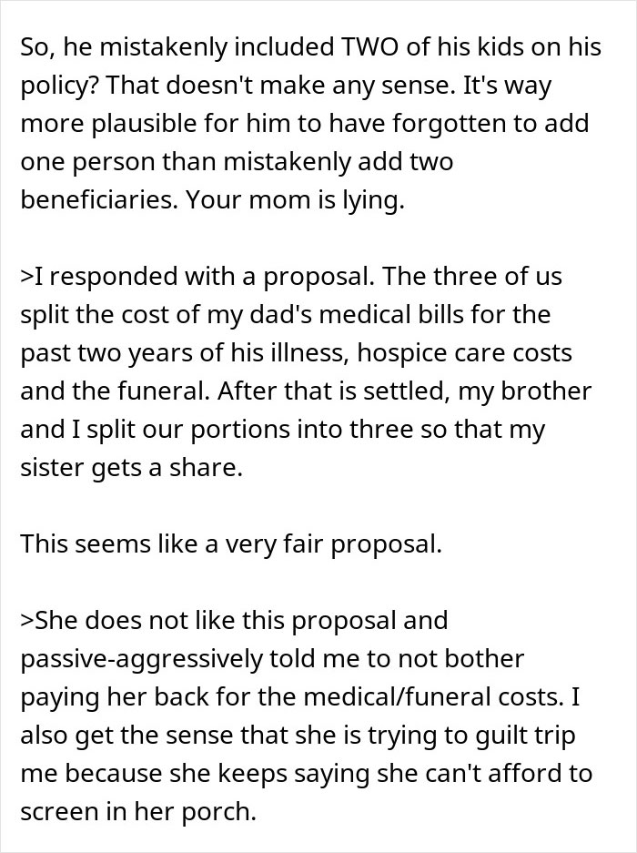 Mom Demands Kids Give Her Their Share Of The Inheritance, Doesn't Like Daughter's Response