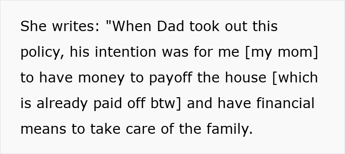 Mom Demands Kids Give Her Their Share Of The Inheritance, Doesn't Like Daughter's Response
