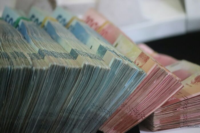 Stacks of various colorful banknotes fanned out, showing large amounts of money. Lawyers were shocked by how stupid their clients could be.