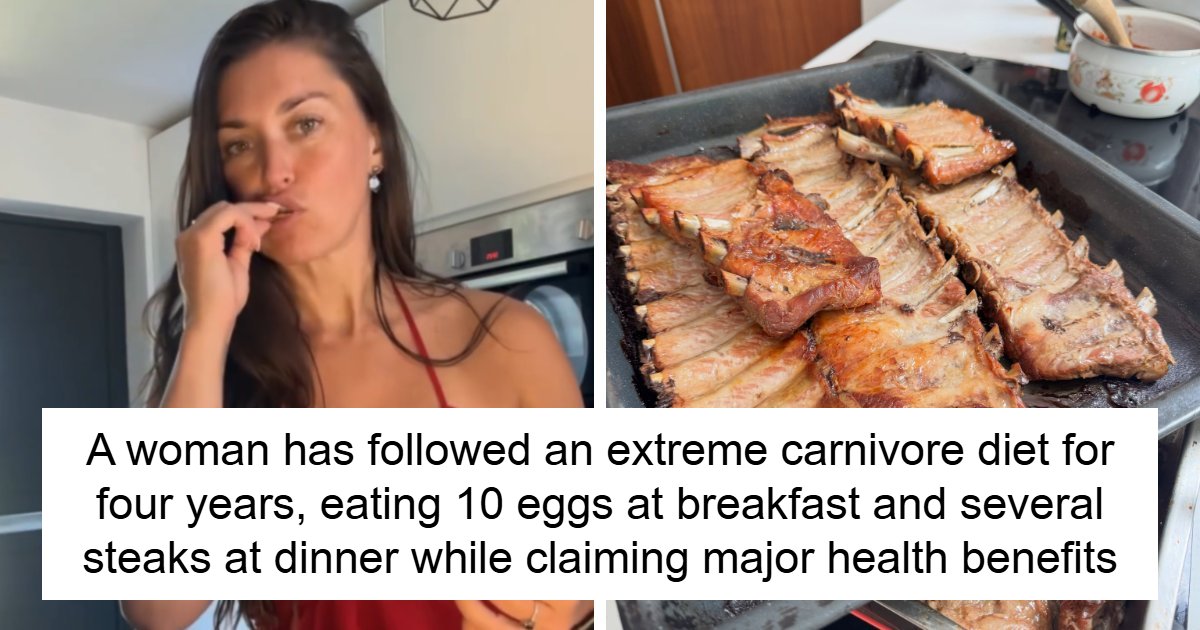 Woman Eats 5,000 Calories Of Meat, Eggs, And Butter Daily For 4 Years And Shares The Results