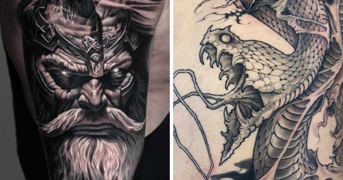 16 Bold Tattoo Designs That Draw On Ancient Myths, Gods, And Spiritual Geometry From Our Sacred Gold Studio