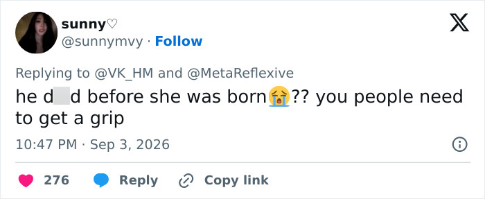 A screenshot of a tweet from sunny debating the Harry Potter backlash and a new discovery. A screenshot of a tweet from sunny debating the Harry Potter backlash and a new discovery.